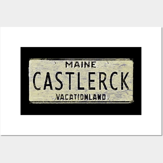 Stephen King Fan Castlerock Wall Art by Digital GraphX